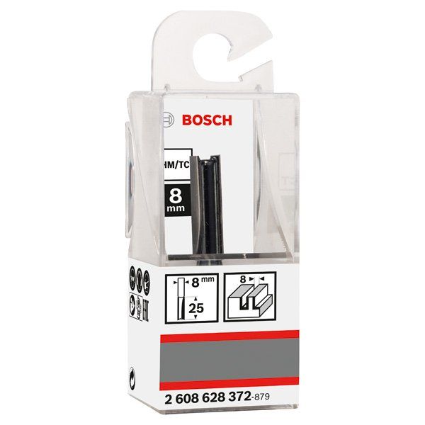 Bosch - Fräser PRO Nutfräser, 2608628372 zweischneidig 8 x L