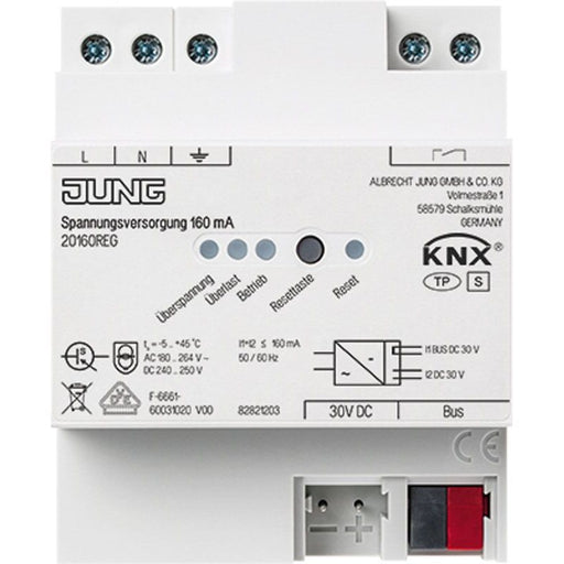 Jung - Bussystem-Spannungsversorgung Spannungsversorgung 20160 REG 160mA, KNX