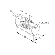 Niedax - Sammelhalterung Kabelträger Streamline HD CH 150 E3 4-10mm, max.12-16Stk