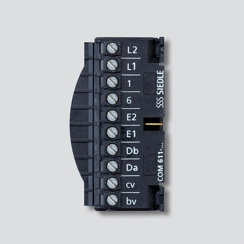 Siedle&Söhne - Zubehör/Ersatzteile für Türkommunikation Klemmblock COM 611 Schwarz