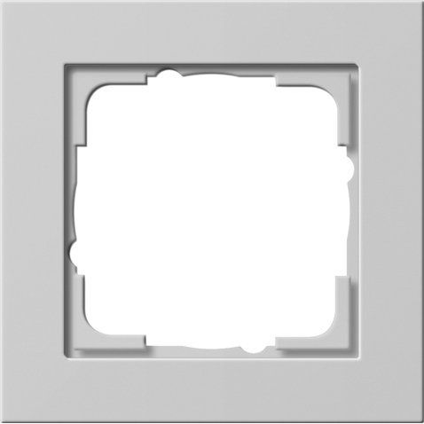 Gira - Abdeckrahmen Abdeckrahmen 1-fach 021137 E2 Grau − 1 Stück by Gira
