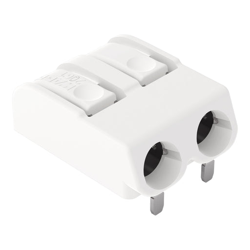 WAGO - Ein- und mehrpolige Klemmenleiste THR-Leiterplattenklemme 2061-1602/998-404 Drücker,1,5 mm²,weiß − 4320 Stück