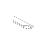 Brumberg Leuchten - Lichttechnisches Zubehör/Ersatzteile für Leuchten Abdeckung transparent 53489001 1000x17,6x4mm