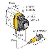 Turck - Lichttaster energetisch Opto Sensor QS18EP6DVQ5 Lichttaster