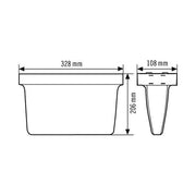 ESYLUX - Sicherheitsleuchte LED-Notleuchte ws SLXELLED #EN10077364 8h, f.AP-/Deckenmon.
