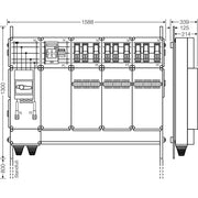 Hensel - Verteilerschrank für Energieversorgung Ladeverteiler Mi EV 43kW 9001 b. z. 9 Ladepunkte