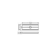 Brumberg Leuchten - Mechanisches Zubehör/Ersatzteile für Leuchten Verbindungsstück 53005000 inkl. Bohrung 4,5mm