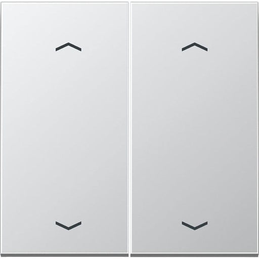 Jung - Abdeckung/Bedienelement für Installationsschalterprogramme Wippe Symbole alu AL 2995 MP für Taster