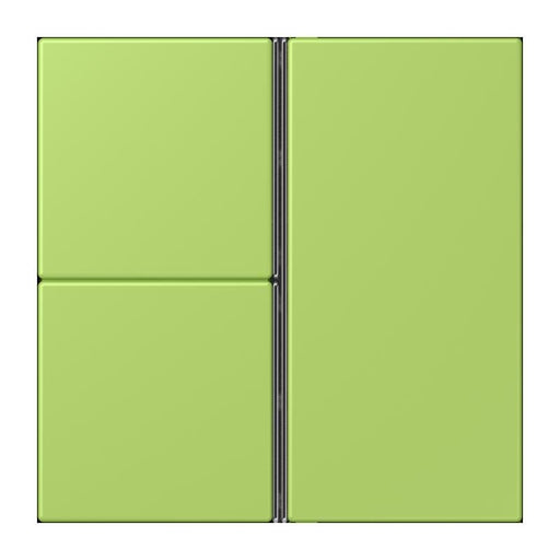 Jung - Abdeckung/Bedienelement für Installationsschalterprogramme Tastensatz 3fach LC 403 TSA 221 vert clair