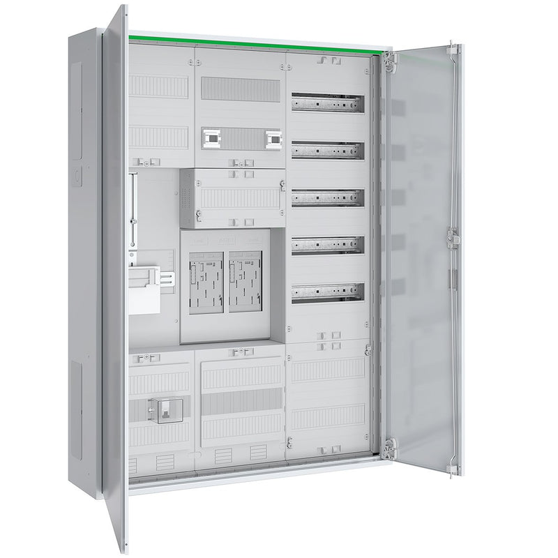 ABN - Zähler-Komplettschrank Zählerschrank ABNRS307E0222 eHZ 2Z1T-3Pkt