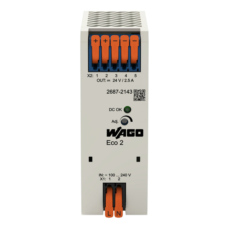 WAGO - Gleichstromversorgung Netzgerät Eco 2,1-phasig 2687-2143