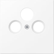 Jung - Einsatz/Abdeckung für Kommunikationstechnik Abdeckung LS 990 SAT WWM f.SAT-TV-Steckdose