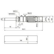 DEHN - Zubehör/Ersatzteile für Erdung und Blitzschutz ISO Anschlusselement AE ISO BO10 K#819646 − 5 Stück