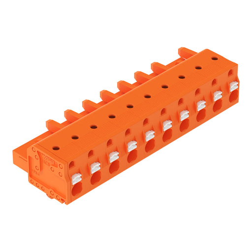WAGO - Kabelsteckverbinder für Leiterplattensteckverbinder 1-Leiter-Federleiste 2231-710/008-000 Push-inCAGECLAMP,or − 25 Stück