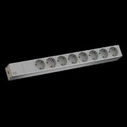 Bachmann - Mehrfachsteckdose Steckdosenleiste 8f. 333.416 Schutzk., alu