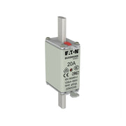 Eaton - Messersicherung Sicherungseinsatz Nieders. NH FUSE 20#20NHG0B 20A AC 500V 120kA − 3 Stück