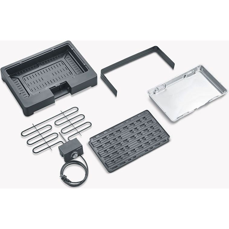 Severin - Grillgerät Barbecue-Standgrill PG 8568 sw Untergestell,m.Wind