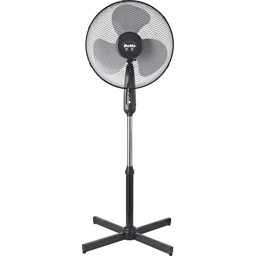 DeKon - Umluftventilator Standventilator B 419 Stratos sw 40cm, 45W, osz