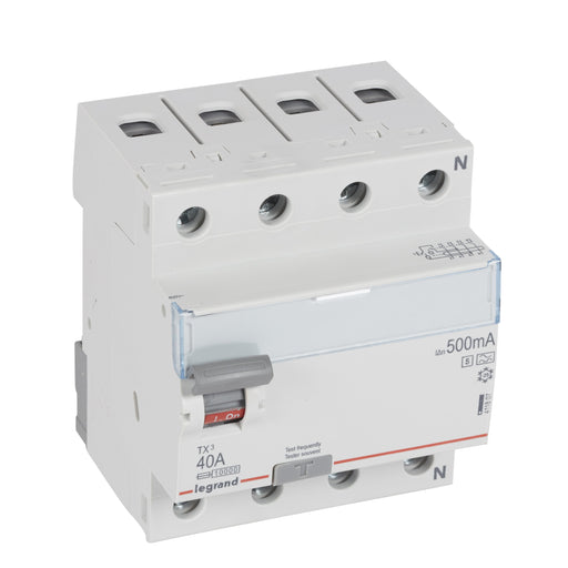 Legrand - Fehlerstrom-Schutzschalter Fehlerstromschutzschalter Legrand 411807 40A, 4-polig, 500mA
