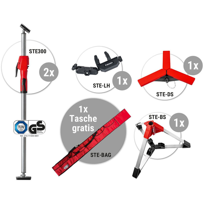 BESSEY - Baustütze Deckenstützen-Set STE300-SET