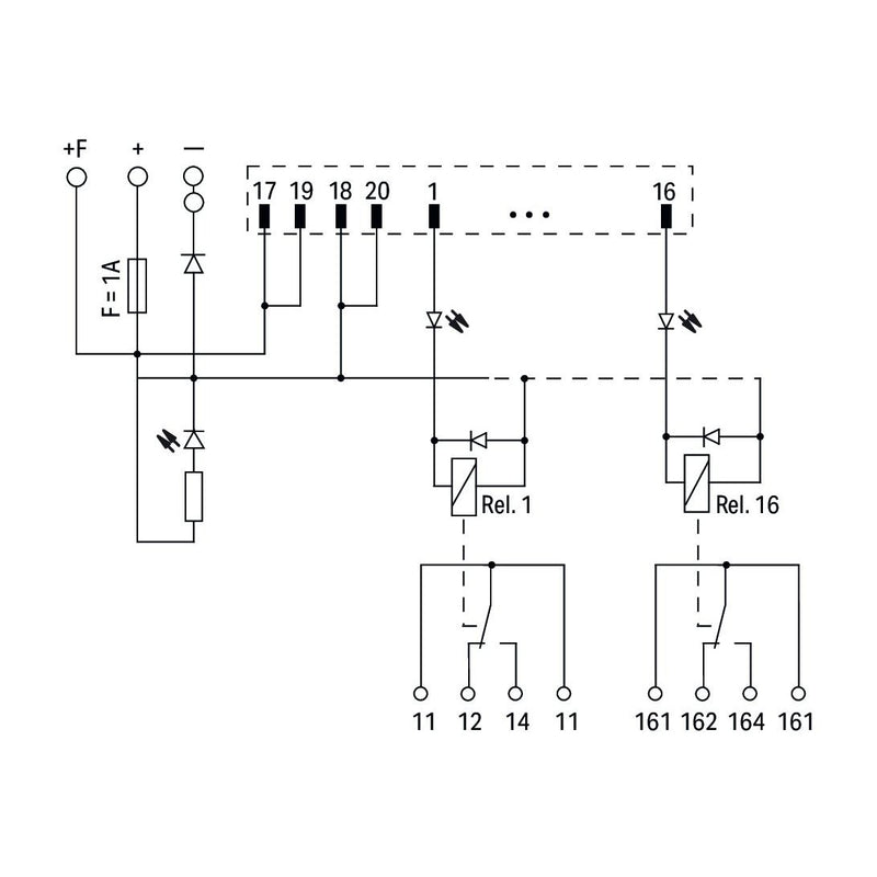 WAGO - Übergabemodul 704-5004 DIN 41651