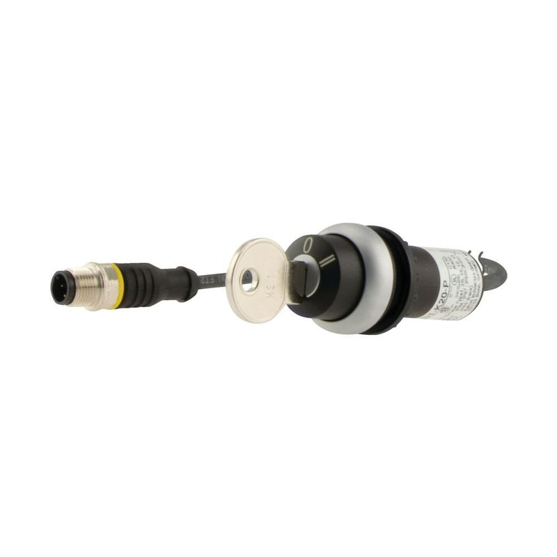 Eaton - Wahlschalter, Komplettgerät Schlüsseltaste RMQ compact C22-WRS3-MS1-K20-P5 2S rastend 4polig  − 1 Stück