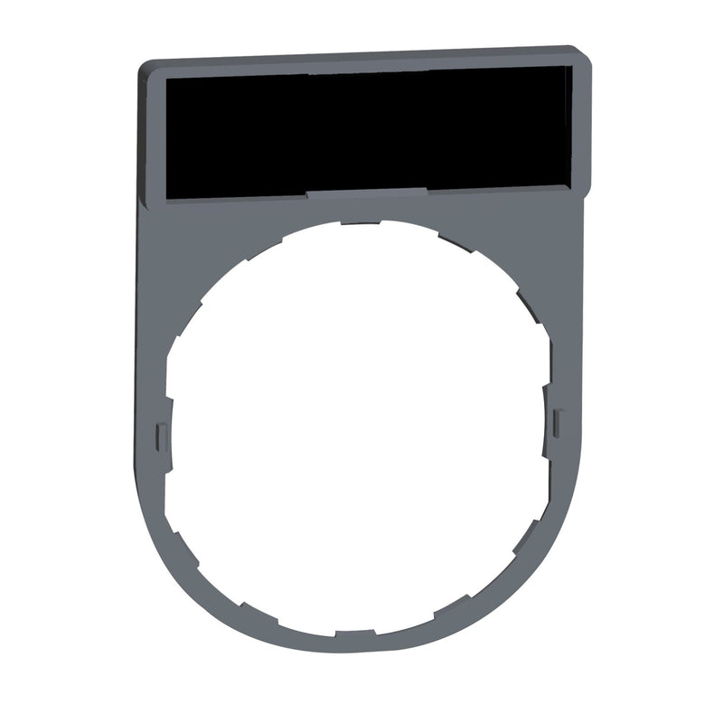 Schneider Electric - Bezeichnungsschild für Befehlsgeräte Schildträger 30x40mm ZBY2101C0 unbeschriftet sw/rot
