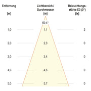 EVN Lichttechnik - Decken-/Wandleuchte LED-Wandeinbauleuchte WEQ65051602 IP65