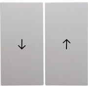 Berker - Abdeckung/Bedienelement für Installationsschalterprogramme Wippe pws 16251909 Symbol Pfeil