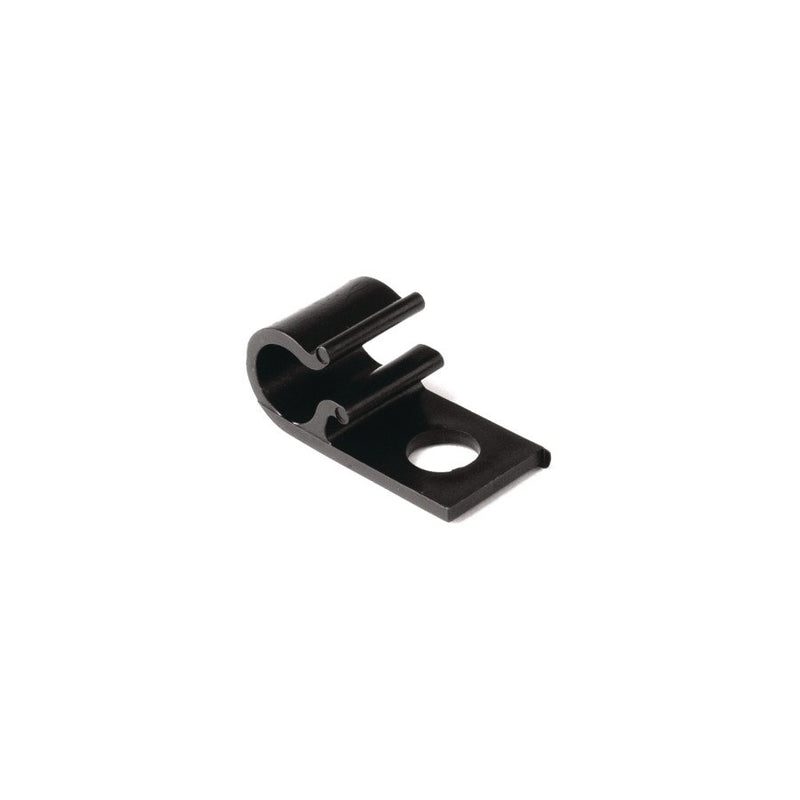 HellermannTyton - Befestigungsschelle für Kabel/Rohre Kabelhalter 8D10 POM BK 500 schwarz − 500 Stück