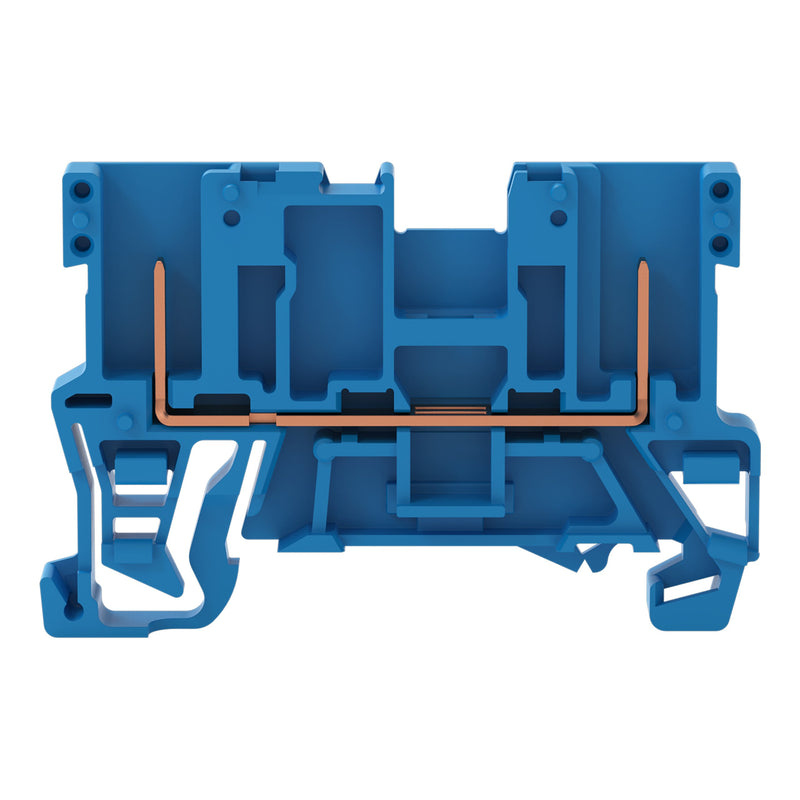WAGO - Durchgangs-Reihenklemme 2-Pin-Basisklemme 769-156/000-006 blau − 100 Stück