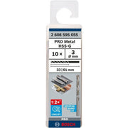 Bosch - Bohrer PRO Metal HSS-G 2608595055 Spiralbohrer 3 x 33