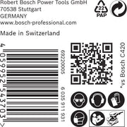 Bosch - Schleifpapier/Schleifvlies EXP Schwingschleifblatt 80 2608901032(VE50) x 133 mm, 8Loch, K60