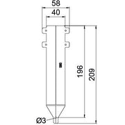 OBO Bettermann - Deckelverbinder für Kabeltragsystem Staubschutzelement VSSE 200 FS variabel NB 200-400