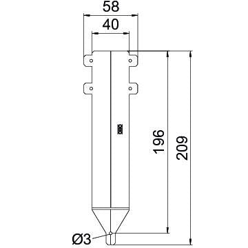 OBO Bettermann - Deckelverbinder für Kabeltragsystem Staubschutzelement VSSE 200 FS variabel NB 200-400