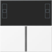 Jung - Abdeckung/Bedienelement für Installationsschalterprogramme KNX-Tastensatz A 4093 TSA WWM f. Komfortregler