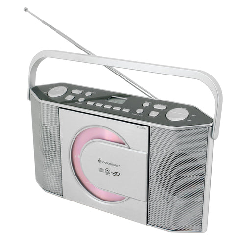 Soundmaster - Radio Stereo-Kofferradio m.CD RCD1755SI si CD/PLL/Hörbuchf