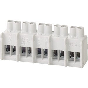 Hensel - Abzweigklemme Klemme 1,5-10 5pol. DK KL 06 2 Klemmstell. je Pol − 10 Stück by Hensel
