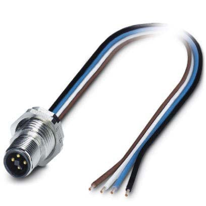 Phoenix Contact - Rundsteckverbinder, feldkonfektionierbar (Industriesteckverbinder) Einbausteckverbinder SACC-DSI-M12#1424136