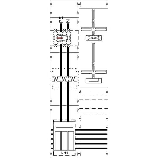 Striebel&John - Zählerfeld Mess-u.Wandlerfeld KA4249 komplett H5/B2