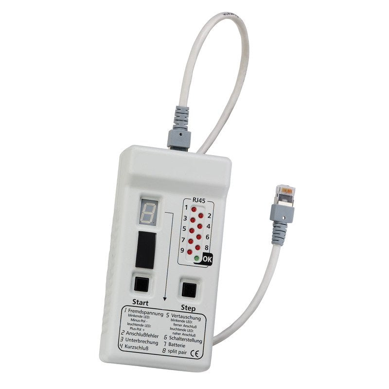 Weidmüller - Kabelfehler-Messgerät Kabeltester IE-CT Anschlusssystem RJ45