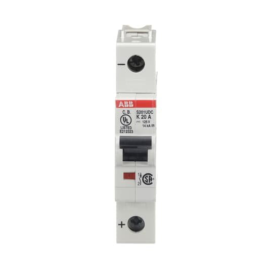 ABB Stotz S&J - Leitungsschutzschalter Sicherungsautomat S201UDC-K20 14 kA, 20 A, 1P