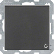 Berker - Steckdose anth/sa 6768776086 Schutzk./Klappdeckel