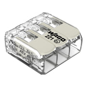 WAGO GmbH & Co. KG - Steckklemme COMPACT-Verbindungsklemme 221-683 Ex e,transparent − 30 Stück