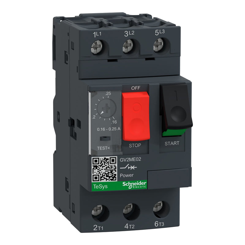 Schneider Electric - Leistungsschalter für Motorschutz Motorschutzschalter GV2ME02 0,16-0,25A
