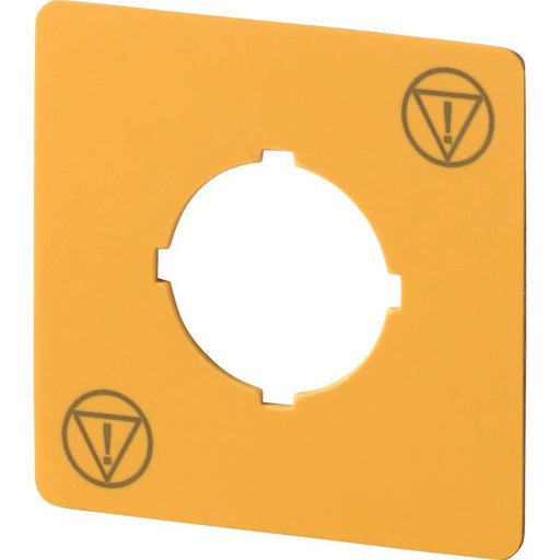 Eaton - Bezeichnungsschild für Befehlsgeräte Schild Not-Halt gelb M22-XYK-ESS HxB=50x50mm