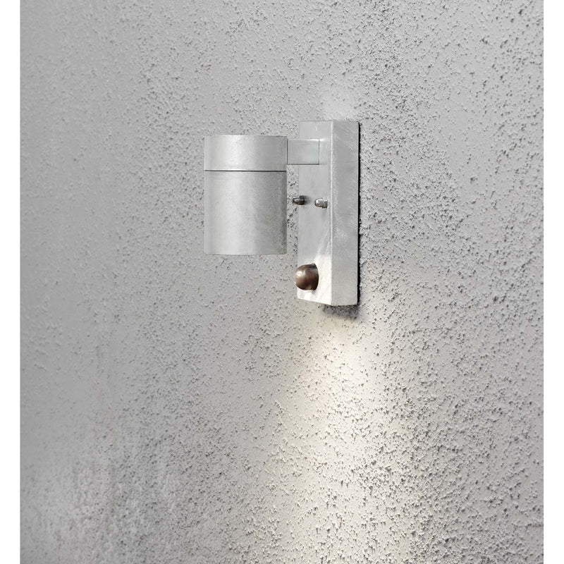 Gnosjö Konstsmide AL - Decken-/Wandleuchte Halogen Wandleuchte 7541-320 grau m.BWM GU10