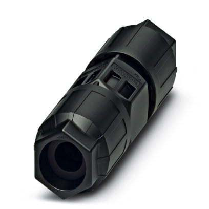 Phoenix Contact - Steckverbinder für steckbare Gebäudeinstallation Leitungsverbinder QPD C 2PE1,5 2X4-9BK 2+PE, 0,5-1,5qmm