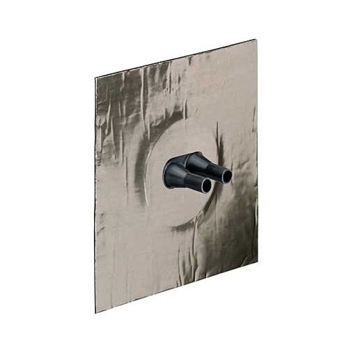 Kaiser - Zubehör/Ersatzteile für Dose/Gehäuse für Montage in der Wand/Decke Doppel-Leitungsmanschette 9079-47 D8-11 mm Alu-Butyl