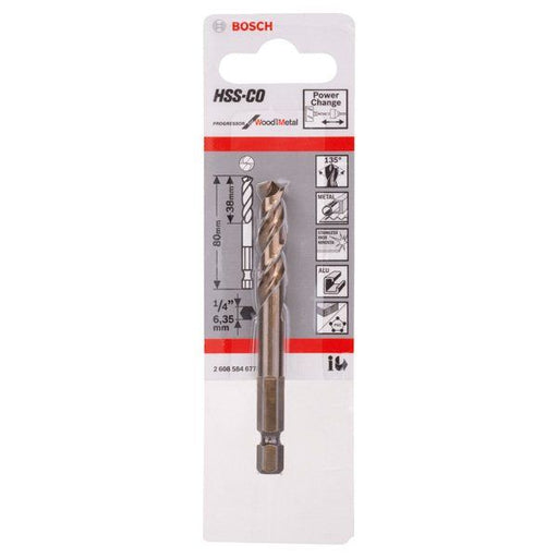 Bosch - Zentrierbohrer/Anbohrer Zentrierbohrer 2608584677 HSS-Co, 80 mm